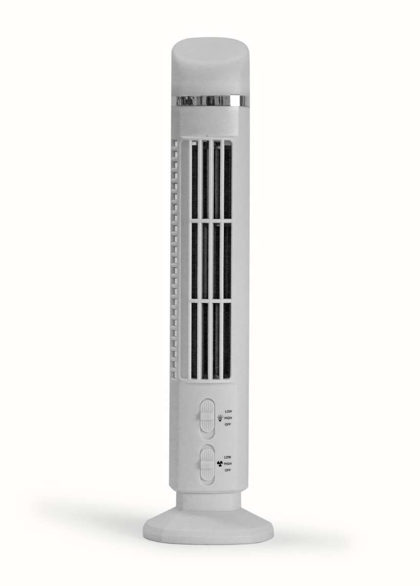 USB Tower Fan - White