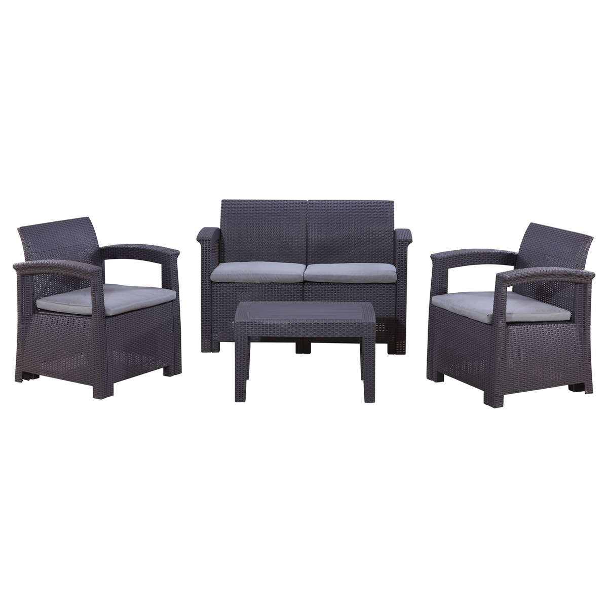 Fine Living | Charcoal Hampton Patio Set