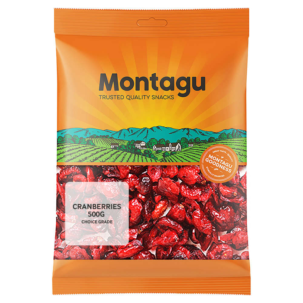 Montagu Dried Cranberries 500g