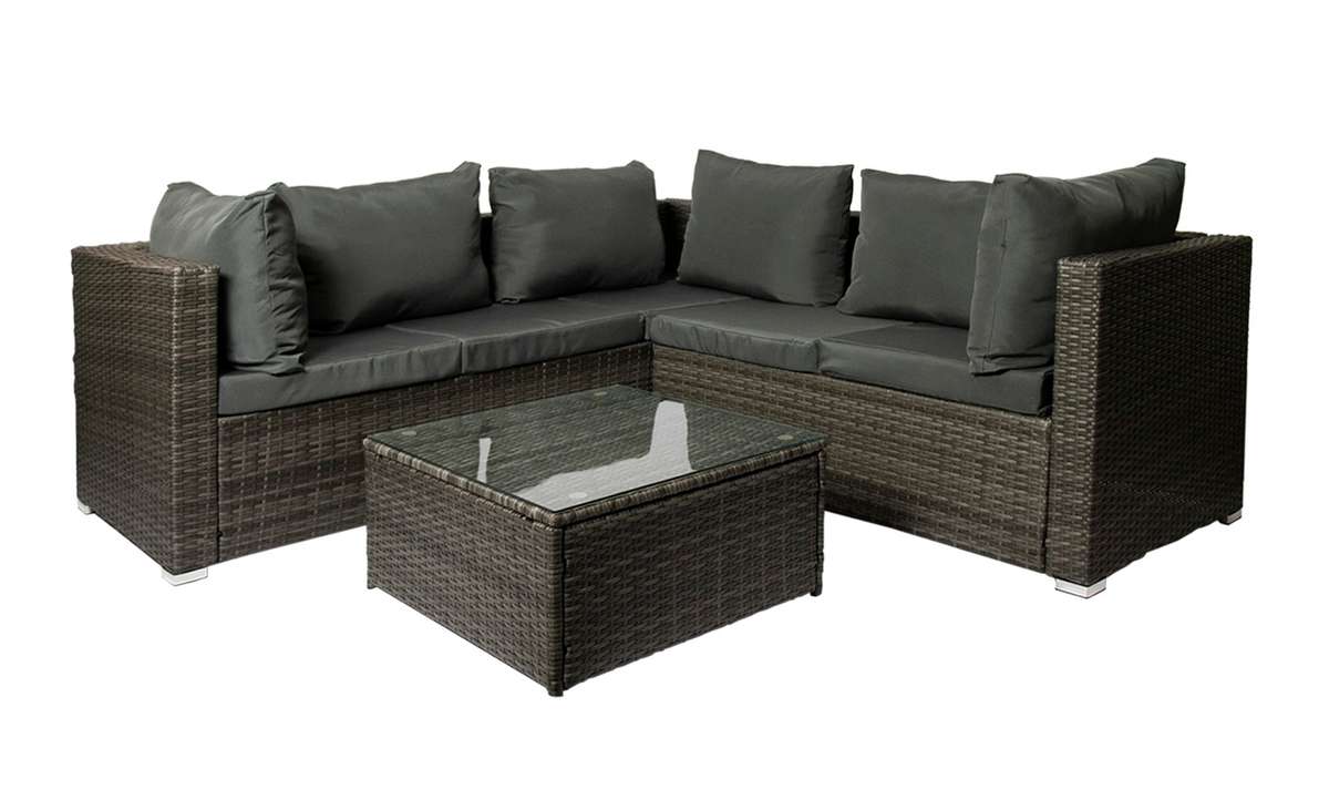 Fine Living - Bali Corner Rattan 3pc Suite