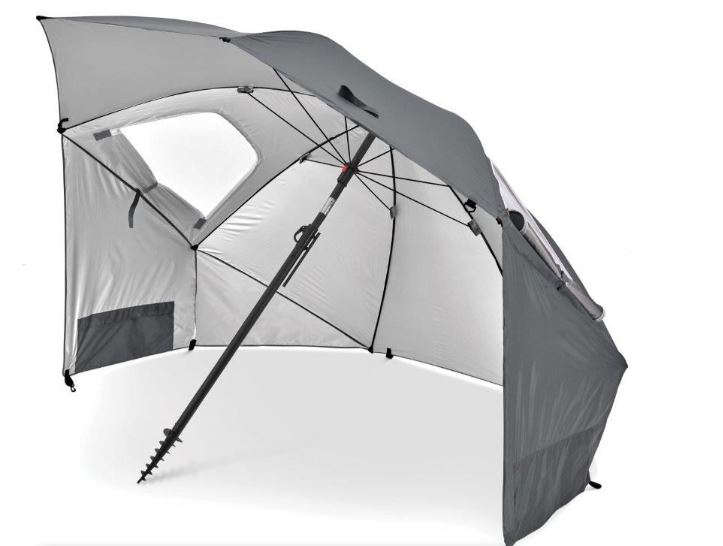 Fine Living - Beach Wind &Sun Umbrella - Grey