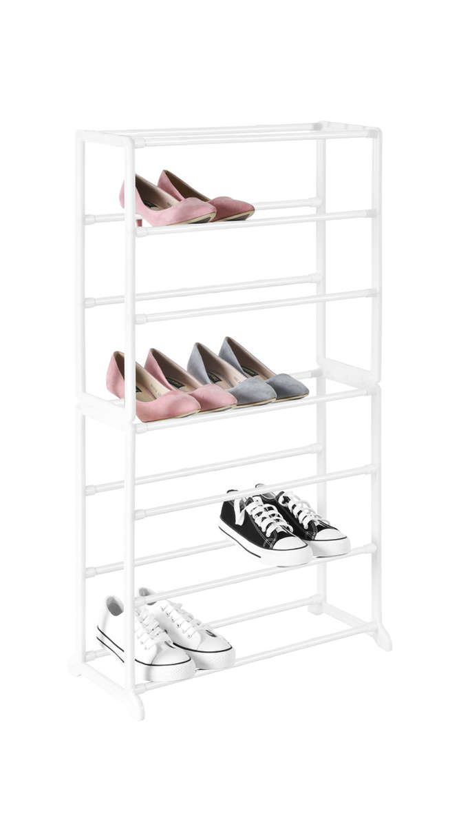 Shoe Rack - 7 Tier White