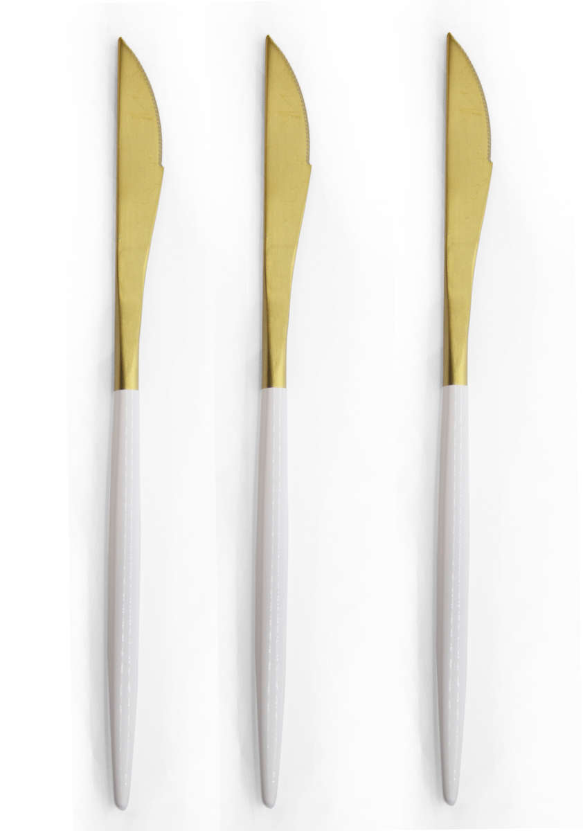Finery - Cutlery Set 12pc - Gold/White