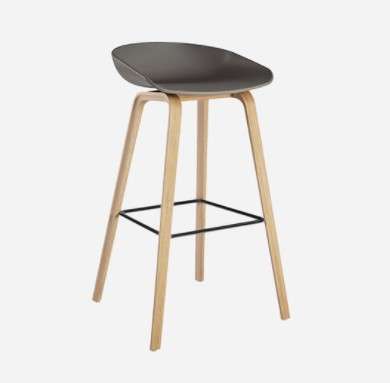 Fine Living Emma Bar Stool - Grey