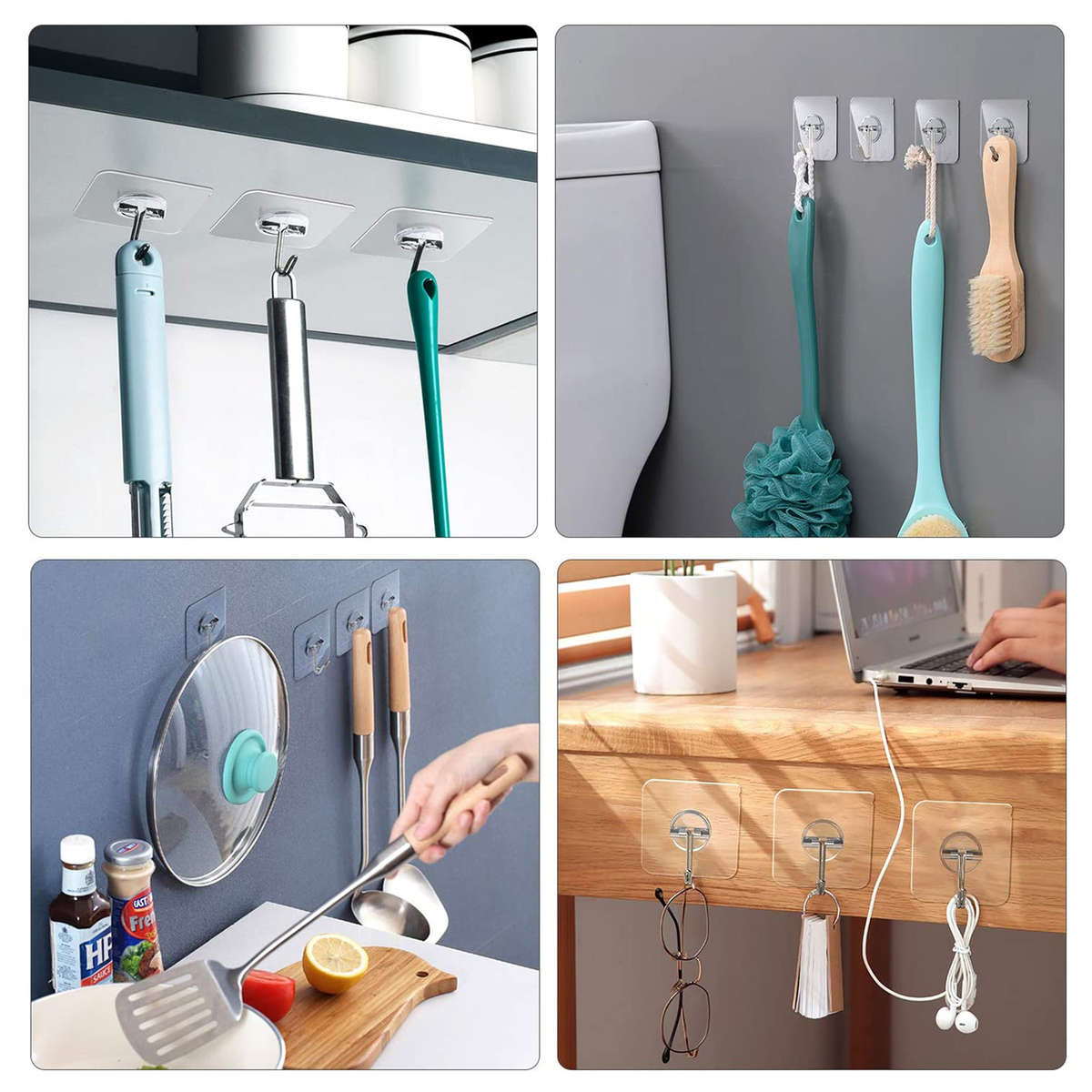 Self adhesive super hook