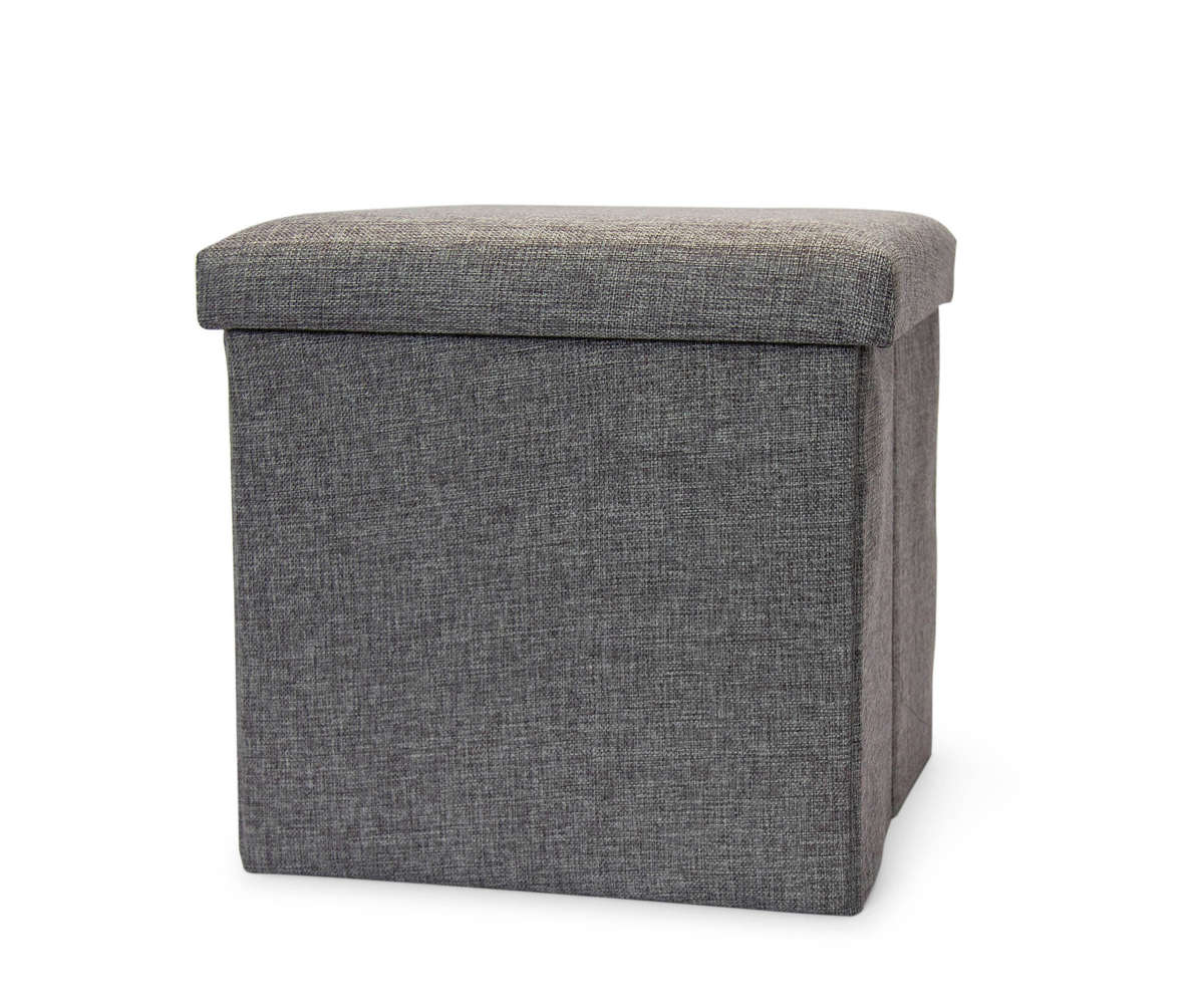Storage Ottoman Single - Grey