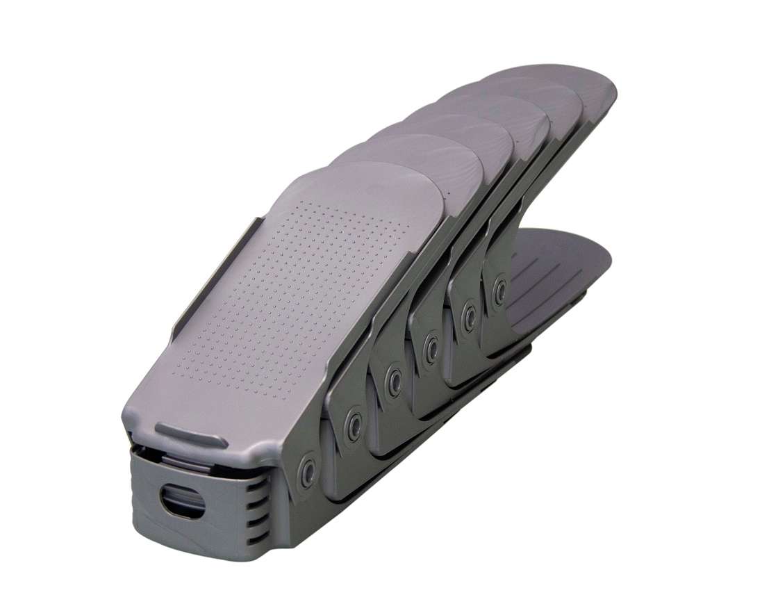 Shoe Organizer - Set of 6 - Grey
