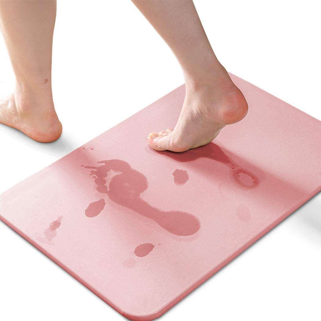 Diatom Mud Bath Mat-Pink