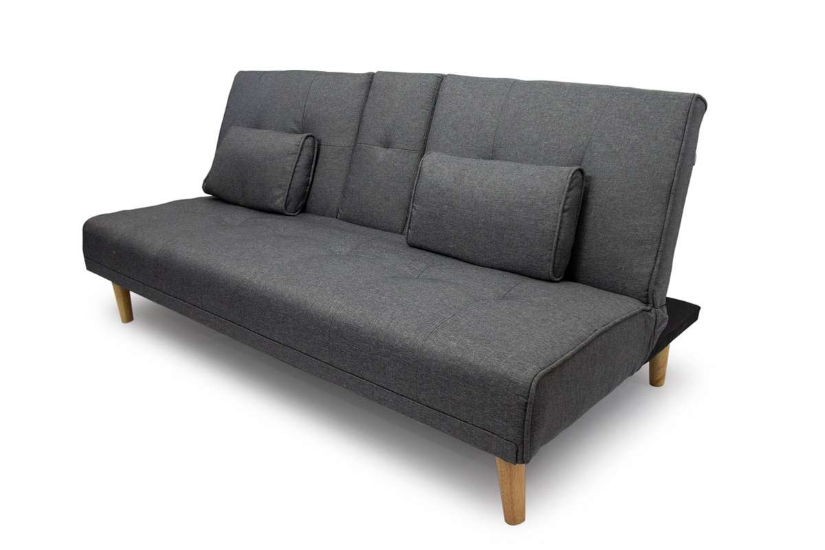Fine Living - Isle Couch/Sleeper  - Dark Grey