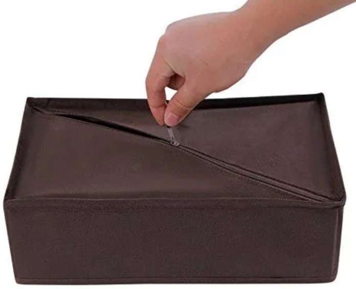 Set of 4 Collapsible organizer - Black