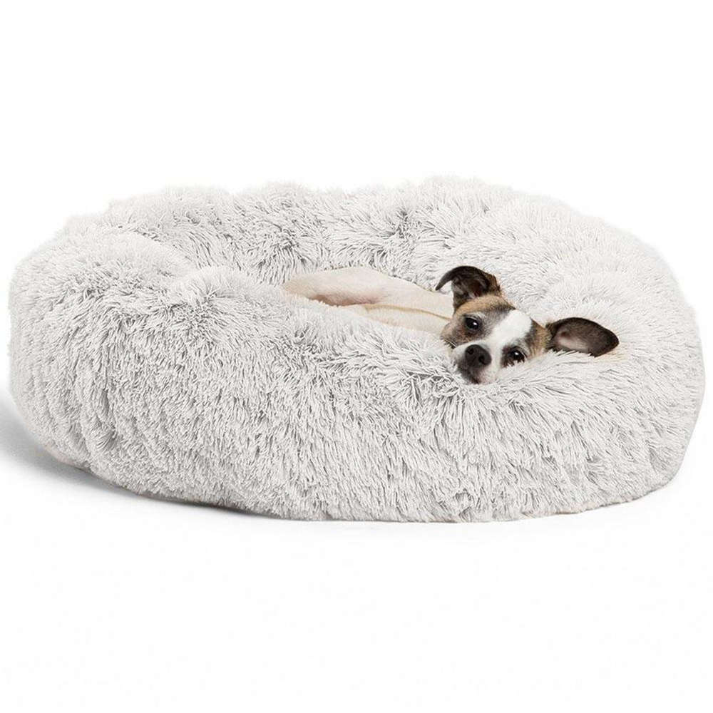 Plush pet beds 80cm - White