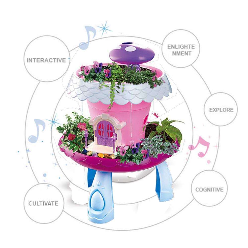 Jeronimo - DIY Garden house play set -Pink with li