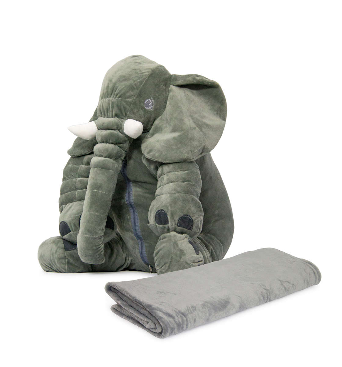 Nuovo - Ellie Cushion with Blanket - Grey