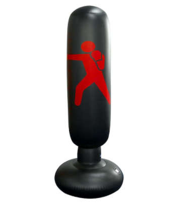Jeronimo - Inflatable Punching Bag - Black