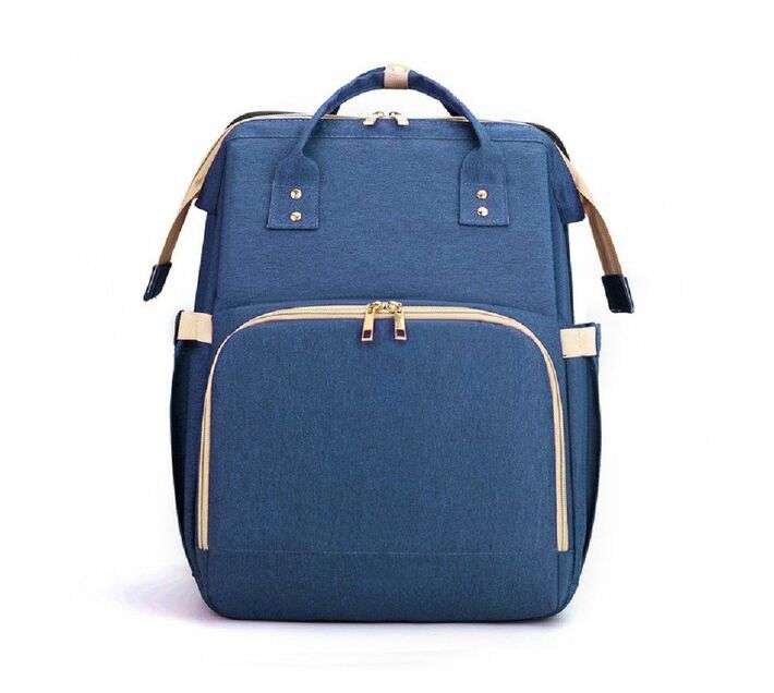 Nuovo - 2 in 1 Babypack with Fold Out Bed - Blue