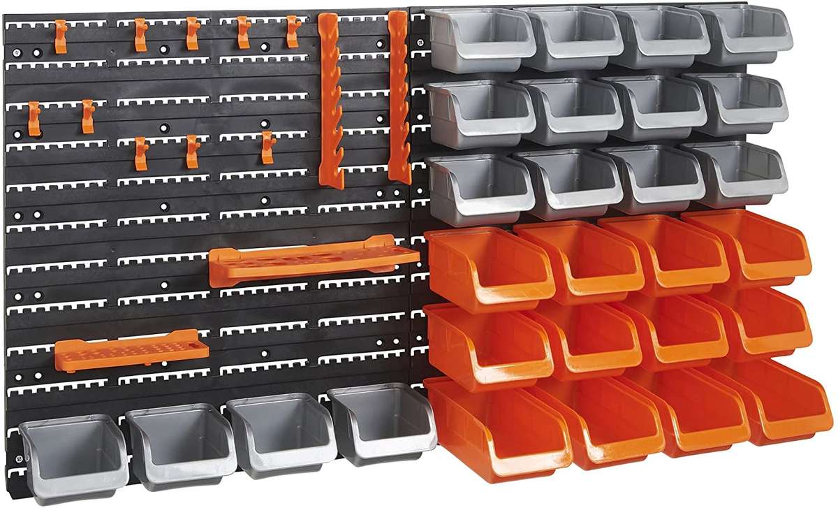 DIY-It Tool & Store - 28 Box & 13 Tool (Orange/Gre
