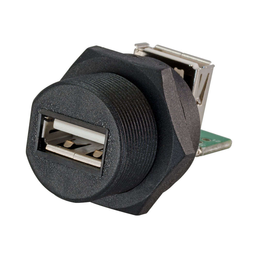 Usb2.0 Type-A Female To Female Socket - Waterproof Connector