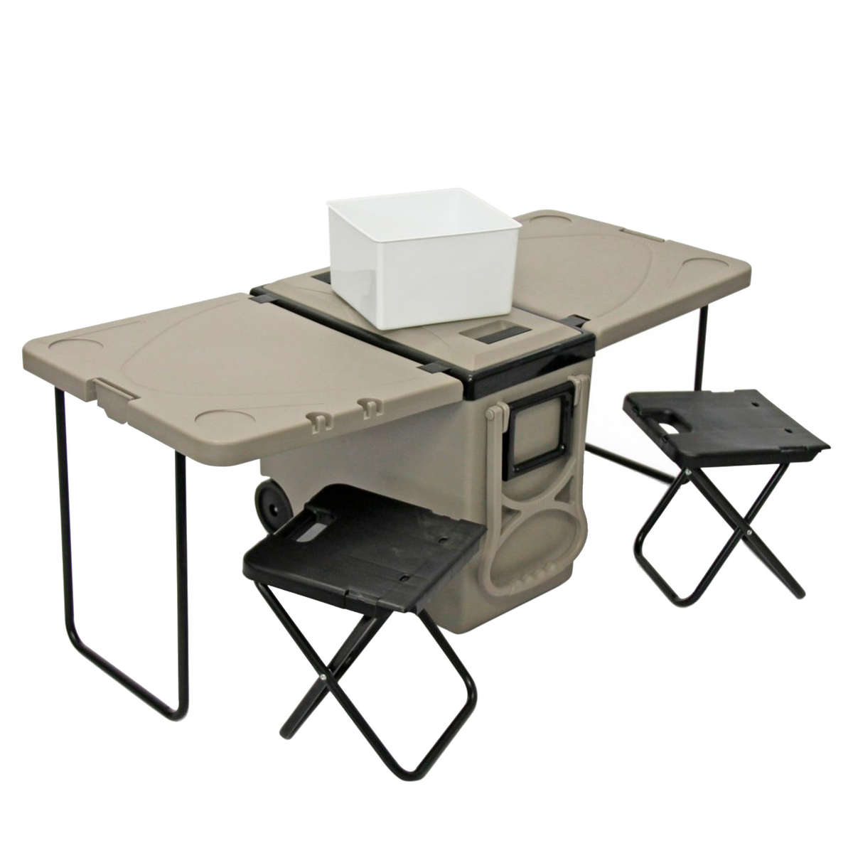 Camping Fold Out Cooler & Chairs