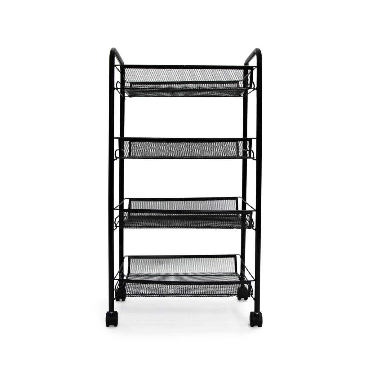 Fine Living Limber 4 Layer Trolley - Black