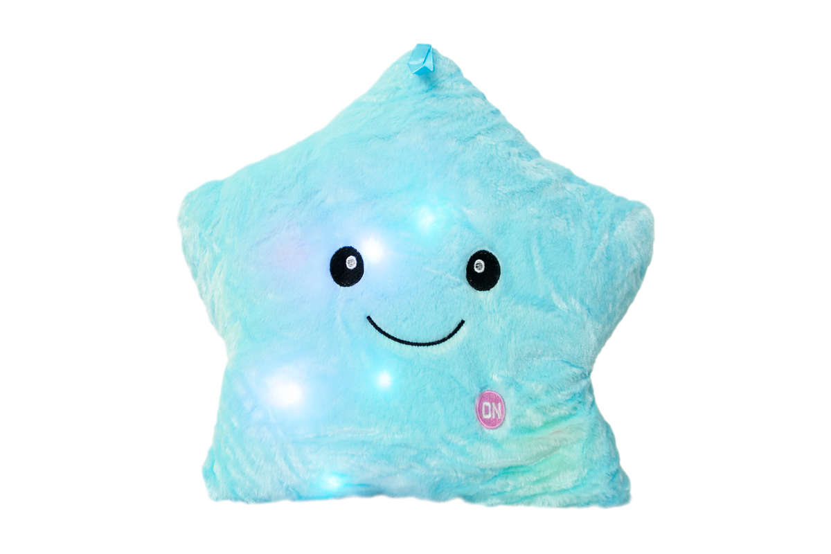 Jeronimo - Twinkle Little Star LED Pillow - Blue