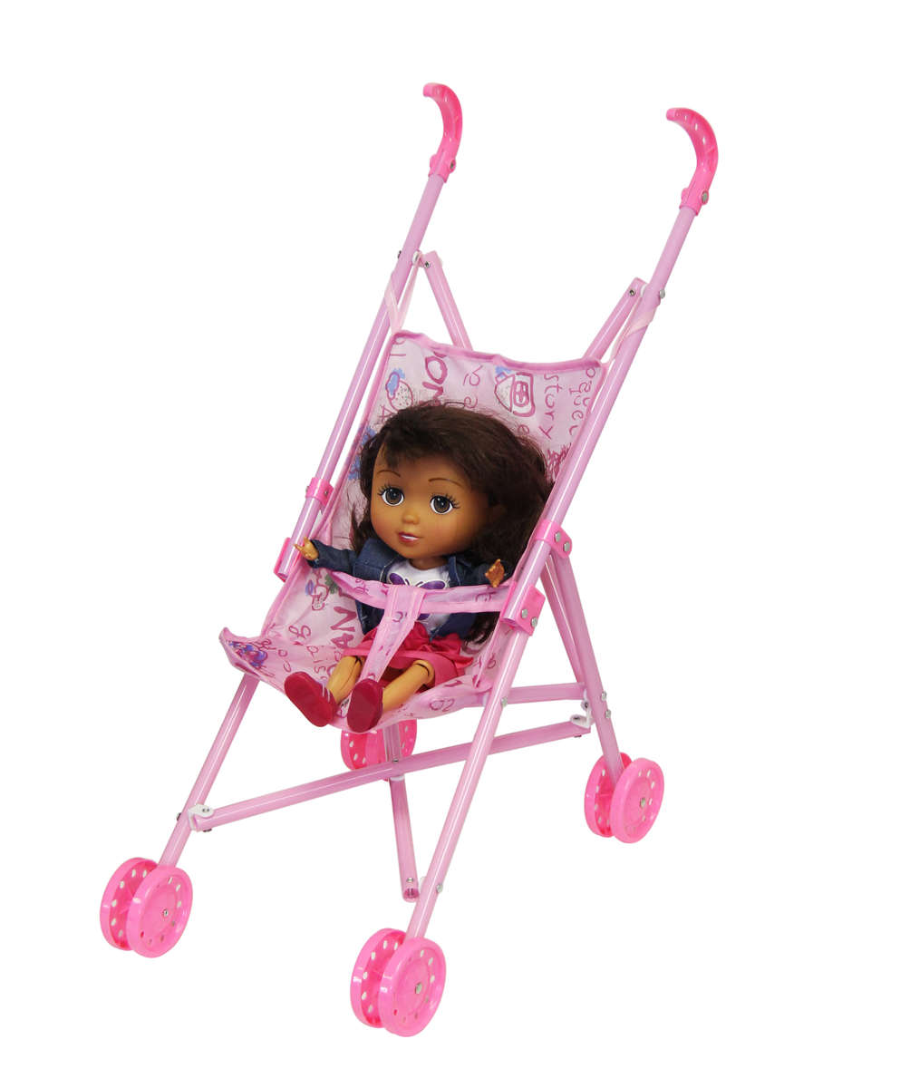 Jeronimo - Dolly Stroller - Pink Teddies
