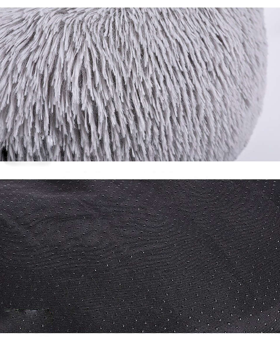 Plush pet beds 80cm - White