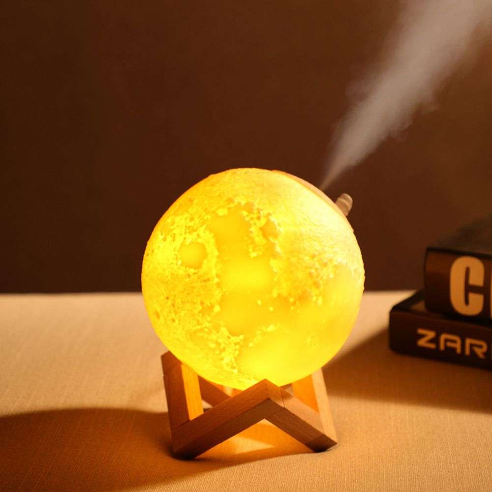 Humidifier 3D Moon Lamp