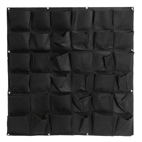 Fine Living 36 Pockets Wall Planer - Black
