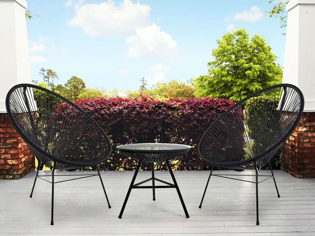 Fine Living - Rope CoffeeTable - Blck