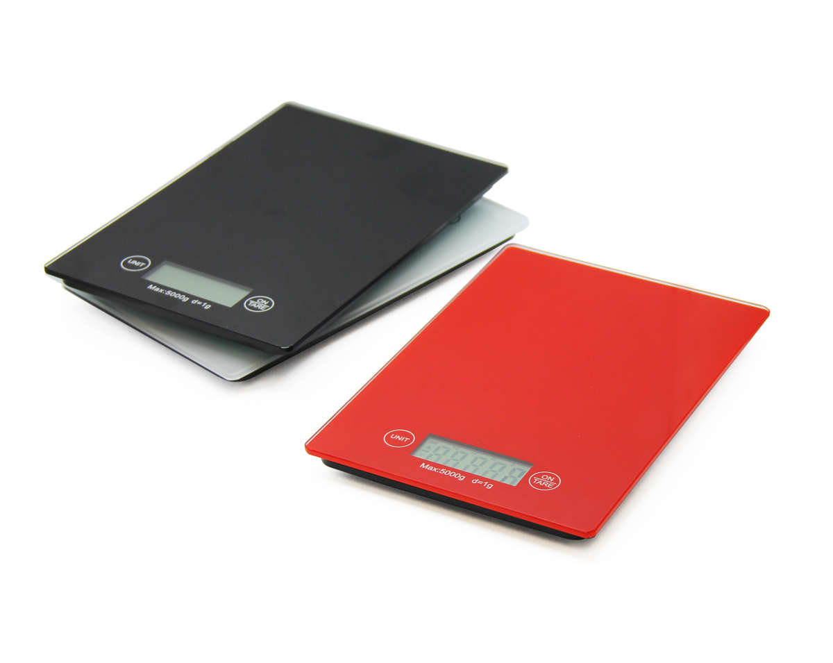 Fine Living Slim Line Food Scale - Red