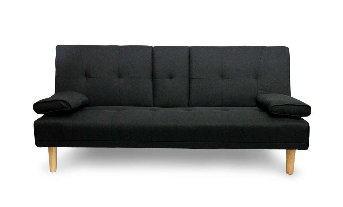 Fine Living - Isle Couch/Sleeper  - Black
