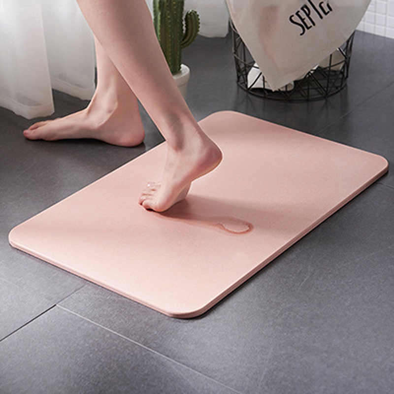 Diatom Mud Bath Mat-Pink