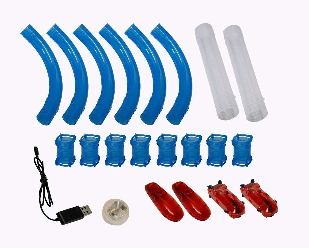 Pipe Speeding Cars - 27pc