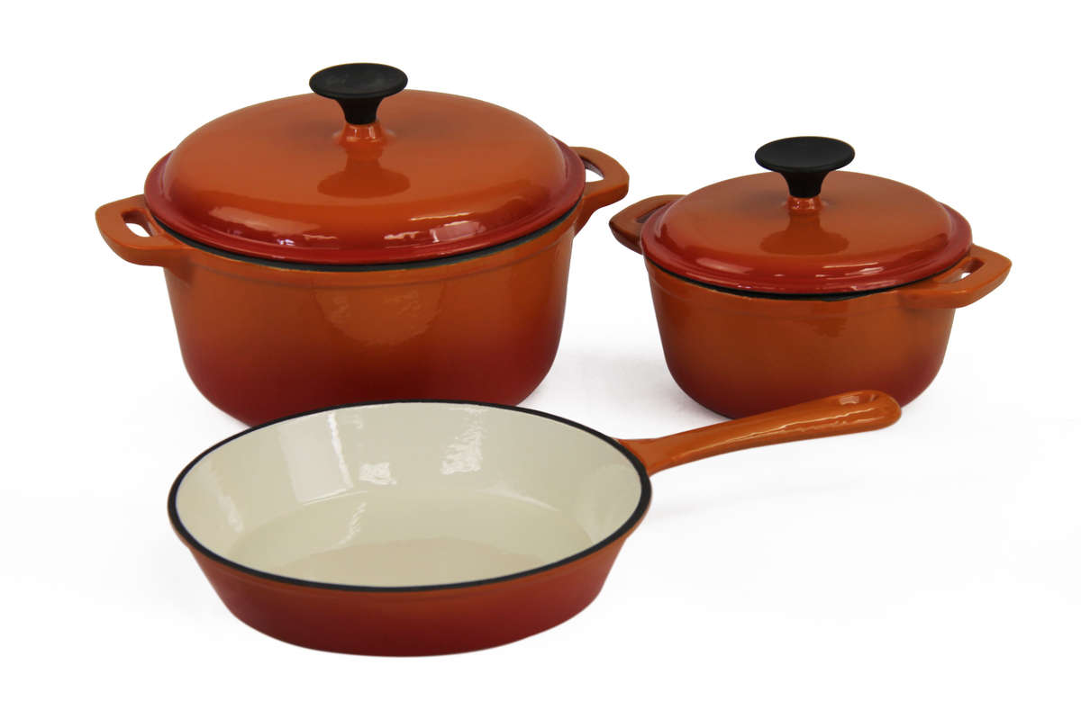 Fine Living - Lifestyle Cast Iron Set - 5pc - Oran