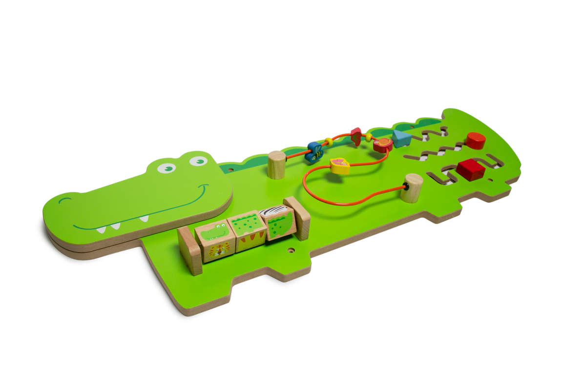 Jeronimo - Wooden Wall Activity Crocodile