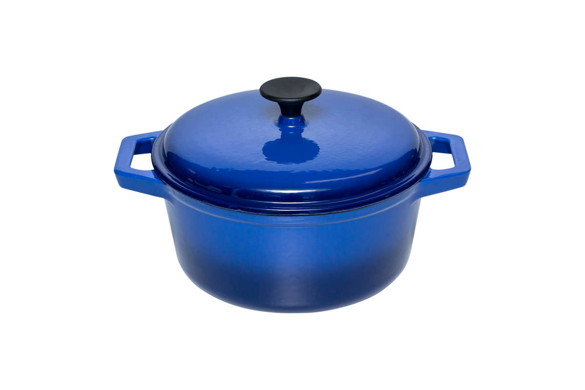 Fine Living - Lifestyle Cast Iron Set 7pc - Blue