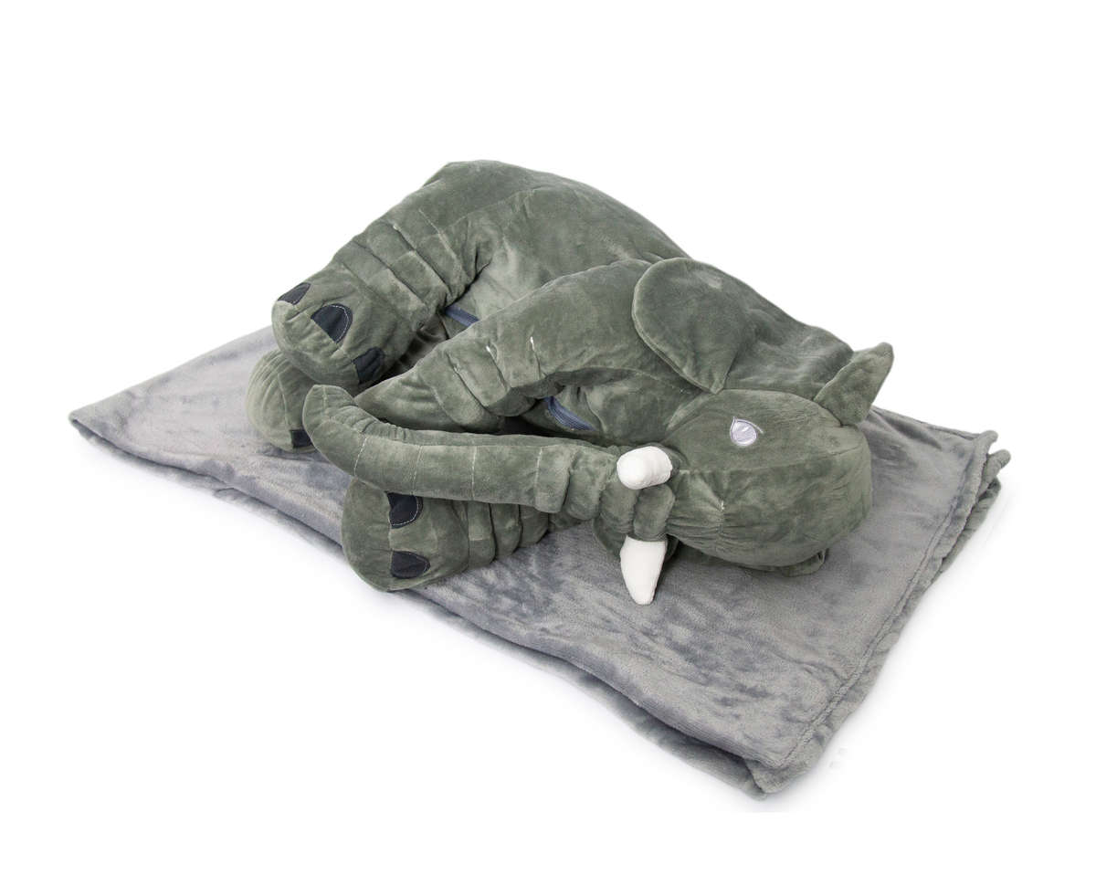 Nuovo - Ellie Cushion with Blanket - Grey