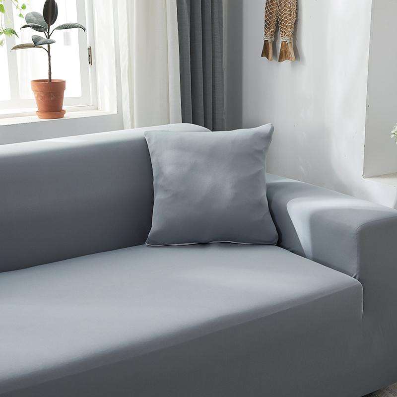 Fine Living L Shape Couch Cover -  Grey