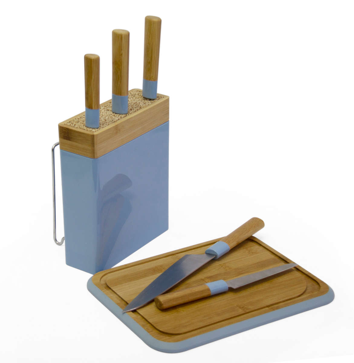 Knife Block Set - Blue