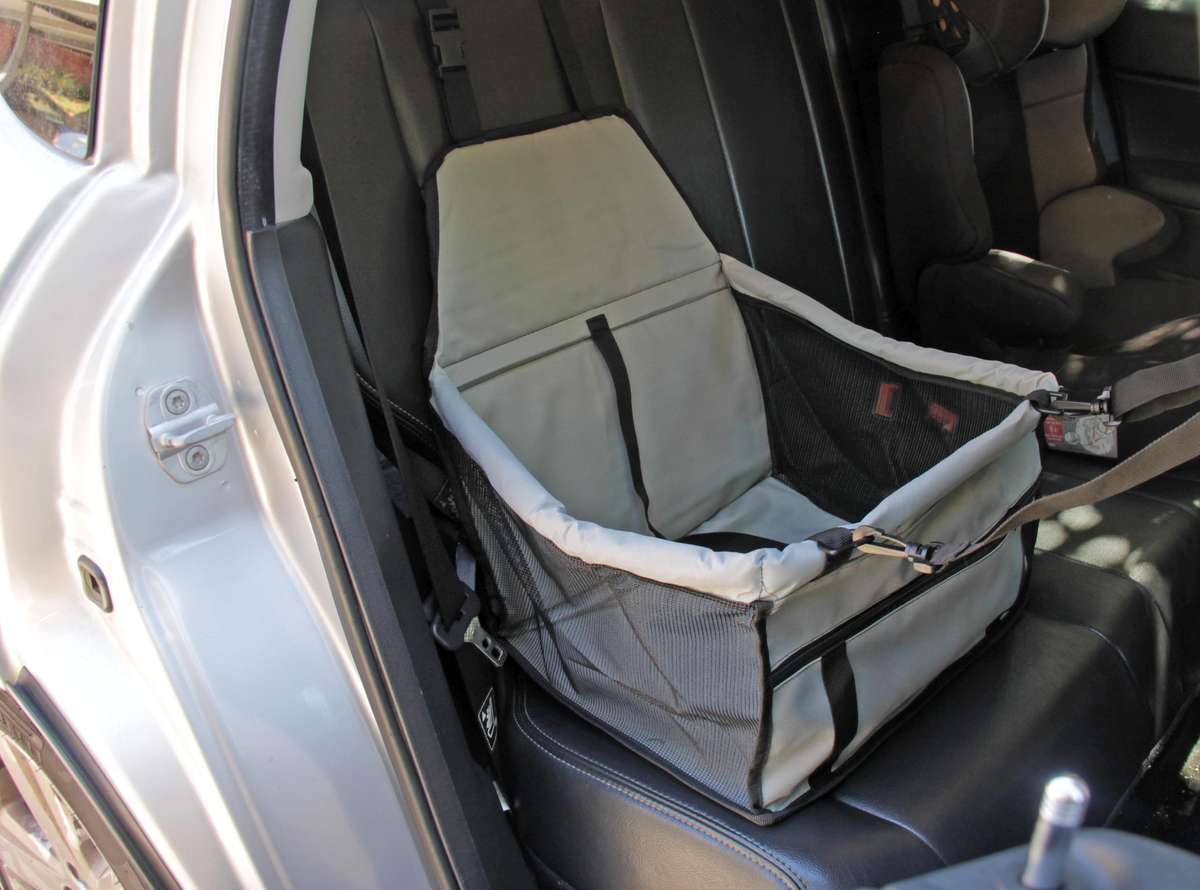 Rex - Pet Car seat Booster - grey