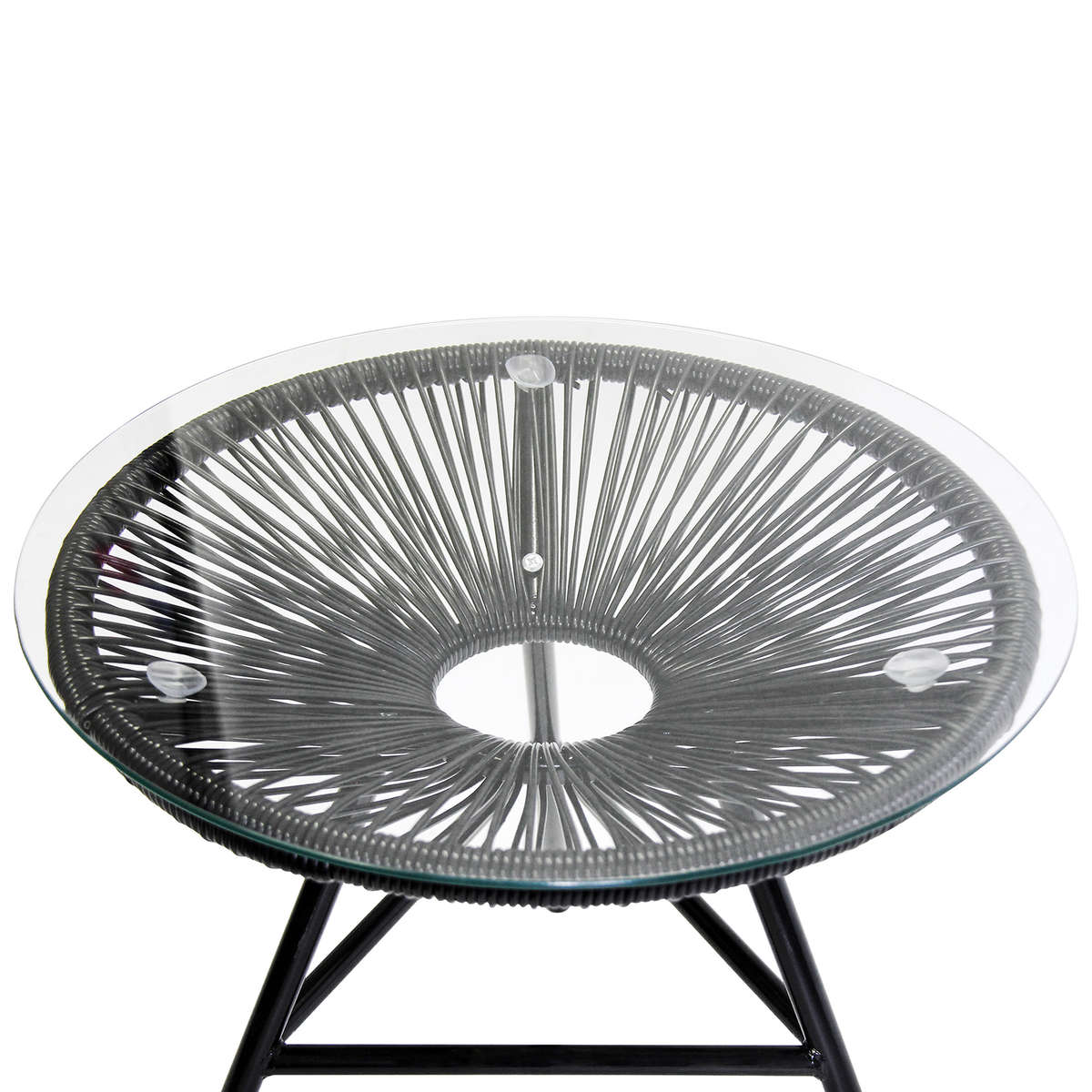 Fine Living - Rope CoffeeTable - Blck