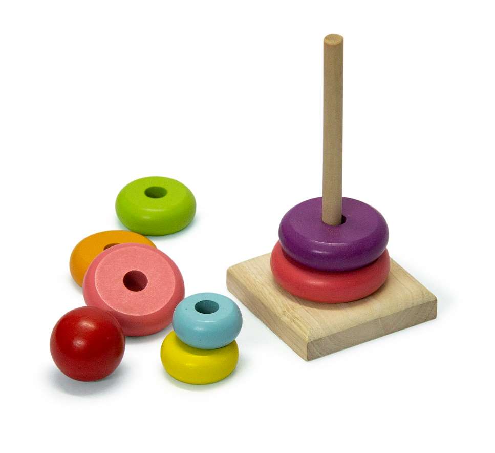 Jeronimo - Wooden Stacking Rings