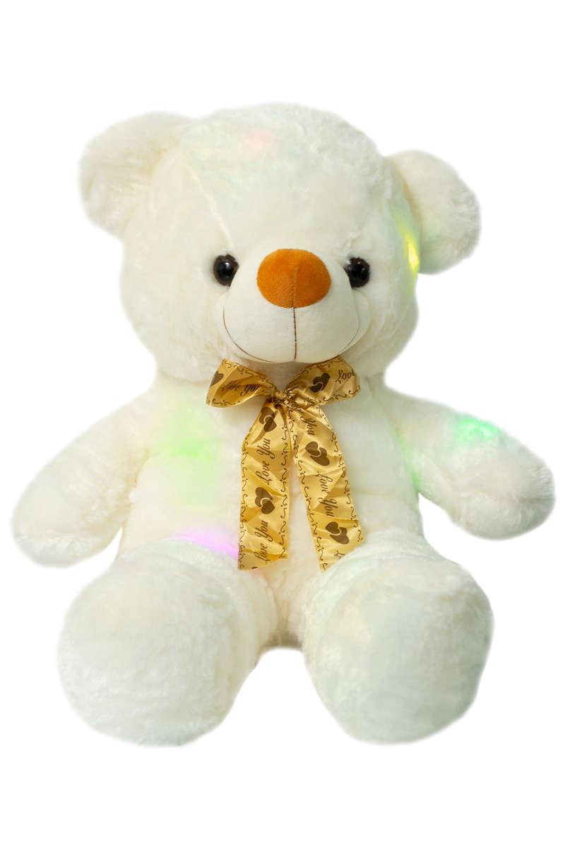 Jeronimo - LED Teddy Bear - White
