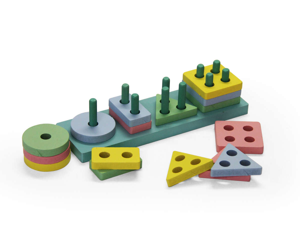 Wooden Stacking Shapes - Rectangle