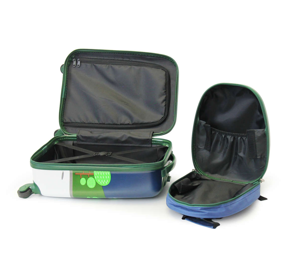 Side Kick - Kids 2pc Travel Case Set - Dino