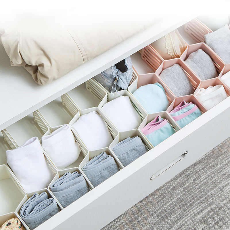 Fine Living Honeycomb Draw Organiser - White