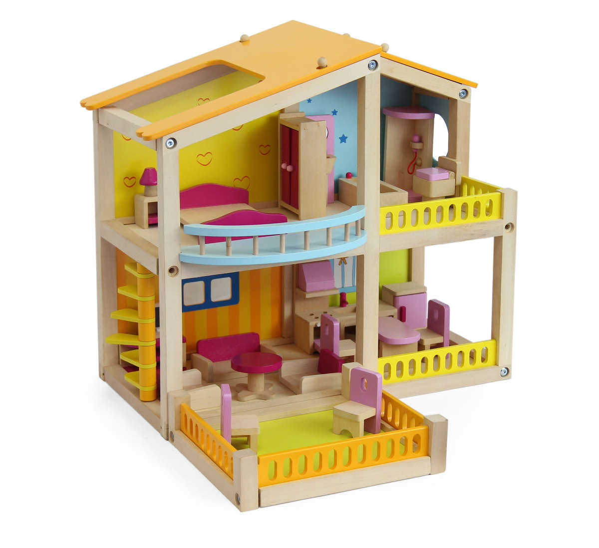Jeronimo - Wooden Art Deco Doll House