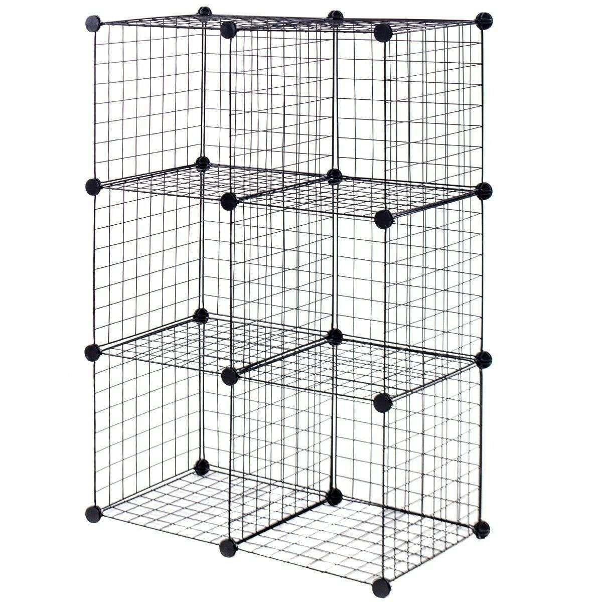 Wire 6 Cube Cabinet