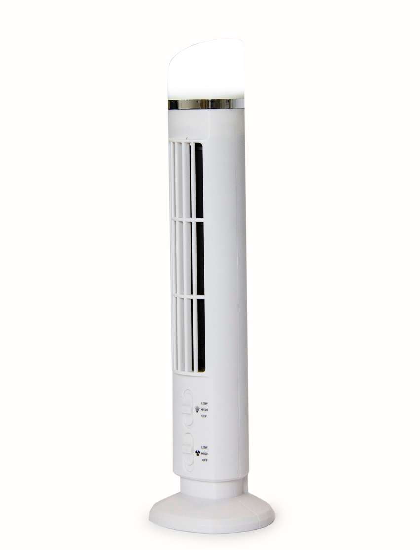 USB Tower Fan - White