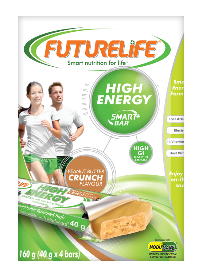 Futurelife High Energy SmartBar Multi Pack Peanut Butter - 4 x 40g